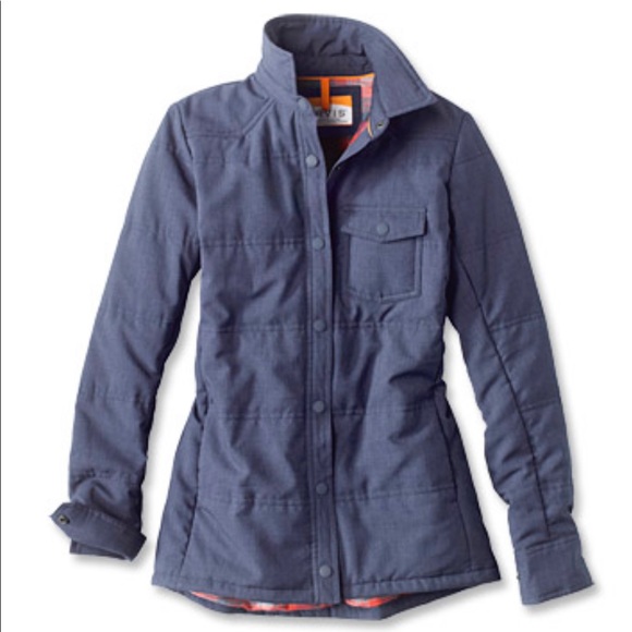 Orvis Tech Chambray Shirt Jacket S Nwt 